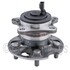 WE61305 by NTN - Wheel Bearing and Hub Assembly - Steel, Natural, with Wheel Studs