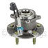 WE61307 by NTN - Wheel Bearing and Hub Assembly - Steel, Natural, with Wheel Studs