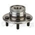 WE61340 by NTN - Wheel Bearing and Hub Assembly - Steel, Natural, with Wheel Studs