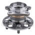 WE61346 by NTN - Wheel Bearing and Hub Assembly - Steel, Natural, with Wheel Studs