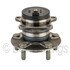 WE61332 by NTN - Wheel Bearing and Hub Assembly - Steel, Natural, with Wheel Studs