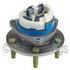 WE61335 by NTN - Wheel Bearing and Hub Assembly - Steel, Natural, with Wheel Studs