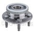 WE61369 by NTN - Wheel Bearing and Hub Assembly - Steel, Natural, with Wheel Studs