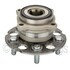 WE61383 by NTN - Wheel Bearing and Hub Assembly - Steel, Natural, with Wheel Studs