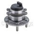 WE61387 by NTN - Wheel Bearing and Hub Assembly - Steel, Natural, with Wheel Studs