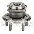 WE61391 by NTN - Wheel Bearing and Hub Assembly - Steel, Natural, with Wheel Studs