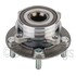 WE61414 by NTN - Wheel Bearing and Hub Assembly - Steel, Natural, with Wheel Studs