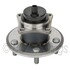 WE61435 by NTN - Wheel Bearing and Hub Assembly - Steel, Natural, with Wheel Studs