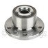 WE61436 by NTN - Wheel Bearing and Hub Assembly - Steel, Natural, without Wheel Studs