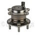 WE61442 by NTN - Wheel Bearing and Hub Assembly - Steel, Natural, with Wheel Studs