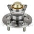 WE61449 by NTN - Wheel Bearing and Hub Assembly - Steel, Natural, with Wheel Studs