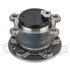 WE61437 by NTN - Wheel Bearing and Hub Assembly - Steel, Natural, without Wheel Studs