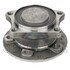 WE61438 by NTN - Wheel Bearing and Hub Assembly - Steel, Natural, without Wheel Studs