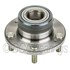 WE61458 by NTN - Wheel Bearing and Hub Assembly - Steel, Natural, with Wheel Studs