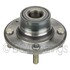 WE61459 by NTN - Wheel Bearing and Hub Assembly - Steel, Natural, with Wheel Studs