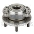 WE61464 by NTN - Wheel Bearing and Hub Assembly - Steel, Natural, with Wheel Studs