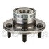 WE61452 by NTN - Wheel Bearing and Hub Assembly - Steel, Natural, with Wheel Studs
