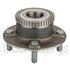 WE61454 by NTN - Wheel Bearing and Hub Assembly - Steel, Natural, with Wheel Studs