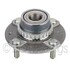 WE61455 by NTN - Wheel Bearing and Hub Assembly - Steel, Natural, with Wheel Studs