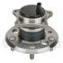 WE61475 by NTN - Wheel Bearing and Hub Assembly - Steel, Natural, with Wheel Studs