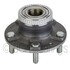 WE61465 by NTN - Wheel Bearing and Hub Assembly - Steel, Natural, with Wheel Studs