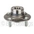 WE61466 by NTN - Wheel Bearing and Hub Assembly - Steel, Natural, with Wheel Studs