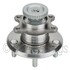 WE61470 by NTN - Wheel Bearing and Hub Assembly - Steel, Natural, with Wheel Studs