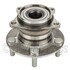 WE61486 by NTN - Wheel Bearing and Hub Assembly - Steel, Natural, with Wheel Studs