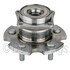 WE61489 by NTN - Wheel Bearing and Hub Assembly - Steel, Natural, with Wheel Studs