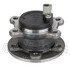 WE61491 by NTN - Wheel Bearing and Hub Assembly - Steel, Natural, without Wheel Studs