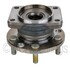 WE61483 by NTN - Wheel Bearing and Hub Assembly - Steel, Natural, with Wheel Studs