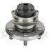 WE61484 by NTN - Wheel Bearing and Hub Assembly - Steel, Natural, with Wheel Studs