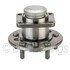 WE61501 by NTN - Wheel Bearing and Hub Assembly - Steel, Natural, with Wheel Studs