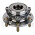 WE61502 by NTN - Wheel Bearing and Hub Assembly - Steel, Natural, with Wheel Studs