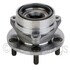 WE61510 by NTN - Wheel Bearing and Hub Assembly - Steel, Natural, with Wheel Studs