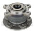 WE61492 by NTN - Wheel Bearing and Hub Assembly - Steel, Natural, without Wheel Studs