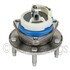 WE61520 by NTN - Wheel Bearing and Hub Assembly - Steel, Natural, with Wheel Studs