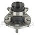 WE61522 by NTN - Wheel Bearing and Hub Assembly - Steel, Natural, with Wheel Studs