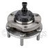 WE61531 by NTN - Wheel Bearing and Hub Assembly - Steel, Natural, with Wheel Studs