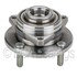 WE61538 by NTN - Wheel Bearing and Hub Assembly - Steel, Natural, with Wheel Studs