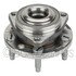 WE61541 by NTN - Wheel Bearing and Hub Assembly - Steel, Natural, with Wheel Studs