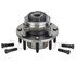 WE61556 by NTN - Wheel Bearing and Hub Assembly - Steel, Natural, with Wheel Studs