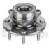 WE61557 by NTN - Wheel Bearing and Hub Assembly - Steel, Natural, with Wheel Studs