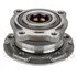 WE61545 by NTN - Wheel Bearing and Hub Assembly - Steel, Natural, without Wheel Studs