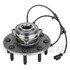 WE61572 by NTN - Wheel Bearing and Hub Assembly - Steel, Natural, with Wheel Studs