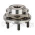 WE61614 by NTN - Wheel Bearing and Hub Assembly - Steel, Natural, with Wheel Studs