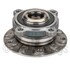 WE61623 by NTN - Wheel Bearing and Hub Assembly - Steel, Natural, without Wheel Studs