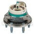 WE61624 by NTN - Wheel Bearing and Hub Assembly - Steel, Natural, with Wheel Studs