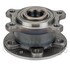 WE61619 by NTN - Wheel Bearing and Hub Assembly - Steel, Natural, without Wheel Studs