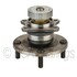 WE61645 by NTN - Wheel Bearing and Hub Assembly - Steel, Natural, with Wheel Studs